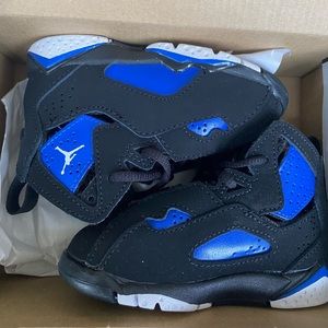 Jordan True Flight (TD) Black & Royal Blue
